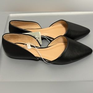 A New Day Julie Black Flats size 6 NWT